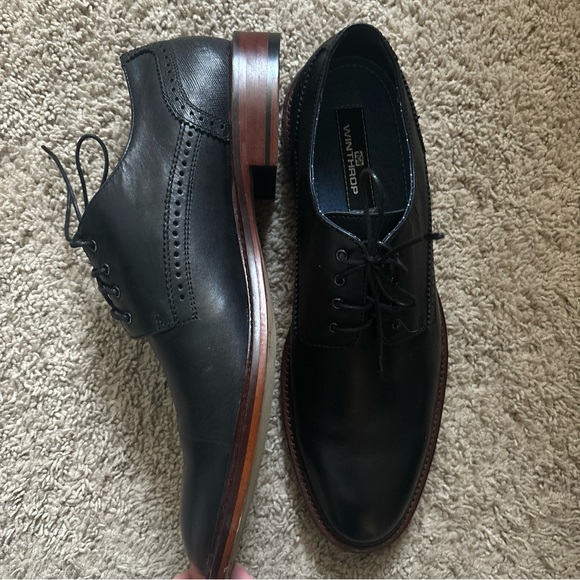 Men Winthrop Braxton Leather Oxford Shoes - Picture 9 of 11